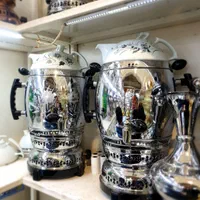 te کارگاهda3 سماور گازی برنجی برقی ذغالی زغالی|سماور، چایساز، قهوهساز|اصفهان, دستگرده|دیوار