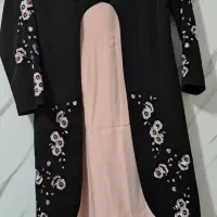 کاپشن مانتوحریر مشکی مجلسی پاییزه شلوار لی وکارگو|لباس|اسلامشهر, شهرک قائمیه|دیوار