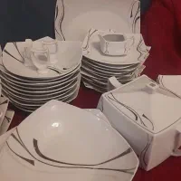سرویس چینی اسپیدار طرح جدید مدل دورسا کاملا نو