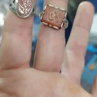 دوعدد انگشتر خطی کهنه
