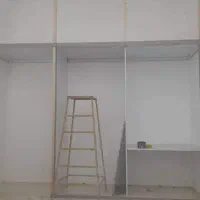 طراحی و اجرا کابیت و کمددیواری|کتابخانه، شلف، قفسههای دیواری|جهرم, |دیوار