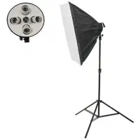 پایه نور عکاسی و سافت باکس