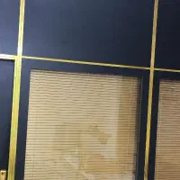 پارتیشن دوجداره   همراه با پرده ولومی