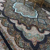 فرش ماشینی ۱۲ متری ۱۲۰۰ شانه طرح ترنج