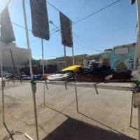 میز آهنی برای بازار دست فروشی|فروشگاه و مغازه|ابریشم, |دیوار