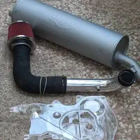 کیت مکش استیل و دریچه گاز vdo و سوزن انژکتور تیپ۵
