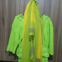 لباس مجلسی نخی طرح هندی سایز ۴۴-۴۸|لباس|گنبد کاووس, |دیوار