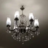 لوستر سیاه قلم اصل برنز اصل