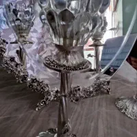 آیینه شمعدان زیبا و شیک|آینه|شهرکرد, |دیوار