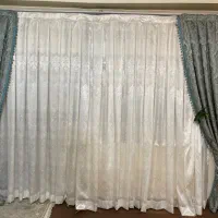پرده پذیرایی و اتاق خواب و والن و کنار پرده|پرده، رانر، رومیزی|تهران, اقدسیه|دیوار