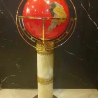 کره زمین کلکسیونی آنتیک سنگی|مجسمه، تندیس، ماکت|تهران, دروس|دیوار