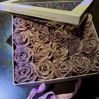 دسته گل روبانی