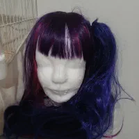 مو مصنوعی بنفش|آرایشی، بهداشتی، درمانی|گرگان, |دیوار