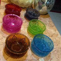 آجیل خوری یلدایی میناکاری موسوی  آباژور چینی طوس