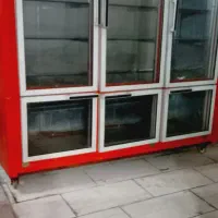 یخچال ویترینی شیش درب دوطرفه وترازوی دیجیتالی|فروشگاه و مغازه|خرمآباد, |دیوار