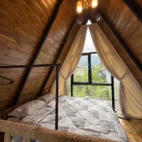 کلبه سوئیسی جنب تلکابین رامسر|اجارهٔ کوتاهمدت ویلا و باغ|رامسر, |دیوار