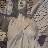 مجسمه آزادی بال دار خام|مجسمه، تندیس، ماکت|خمینی‌شهر, |دیوار