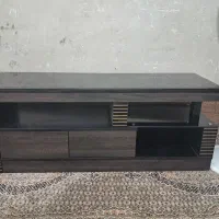 میز تلوزیون چوبی و دو تیکه