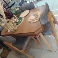 نهارخوری ۴نفره چوب راش