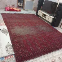 سلام فرش دست  بافت فقط پا خورده شده قدیمی