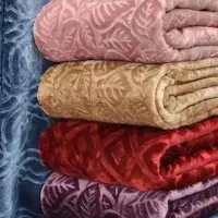 پتو مخملی دو نفره گرم و نرم و نامبروان نگارین