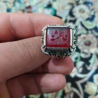 انگشتر چهار گوش خط یا فاطمه