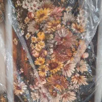 تابلو فرش گلدان گل