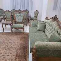 مبلمان و ناهار خوری و فرش ۹ متری