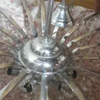 لوستر ۱۶ شاخه کریستال توپی