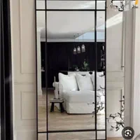 آینه قدی فلزی و چوبی ایستاده|آینه|قم, نیروگاه|دیوار