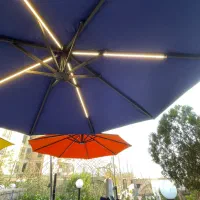 چتر سایبان پایه کنار مربع ۳ در ۳ با بازو فلزی|مصالح و تجهیزات ساختمان|تهران, سوهانک|دیوار