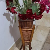 گلدان گل بامبو به همراه گل|گل مصنوعی|لاهیجان, یوسف آباد|دیوار