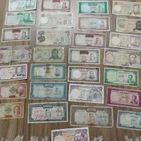 کلکسیون اسکناس شاه بدون تکرار و ۵ بسته اسکناس|کلکسیون سکه، تمبر، اسکناس|ارومیه, |دیوار