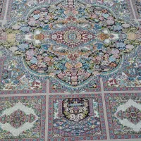 یک جفت فرش۶متری سالم خوشرنگ طرح خشتی فرش مشهد|فرش|مشهد, گاز|دیوار