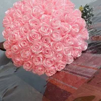 دسته گلهای روبانی کار دست