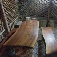 میز و صندلی روستیک