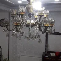 لوستر۶شاخه ۱۲شعله بزرگ|لوستر و چراغ آویز|کرج, شهرک یاس جنوبی|دیوار