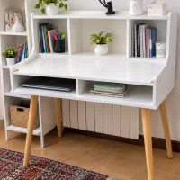 میز تحریر آینه قد و کتاب خانه