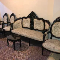 مبل استیل فرحی 9نفره|مبلمان خانگی و میز عسلی|تهران, صادقیه|دیوار