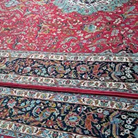 یه جفت فرش 12متری قرمز نخی سالم