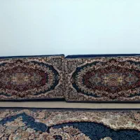 4تا پشتی با پشت مخمل به رنگ سورمه‌ایی