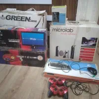 تجهیزات کامپیوتری/مانیتور/کیبورد/موس/اسپیکر