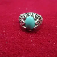 انگشتر فیروزه رکاب نقره