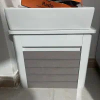 روشویی وآینه استفاده نشده