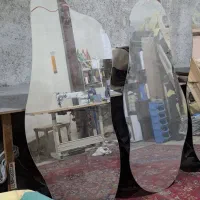 آینه قدی دفرمه