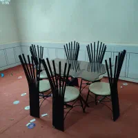 میز صندلی ۶نفره کاملا سالم