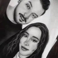 سفارش نقاشی چهره،هدیه ولنتاین