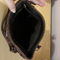 کیف قلاب بافی قهوه ای|کیف، کفش، کمربند|تهران, صد دستگاه|دیوار