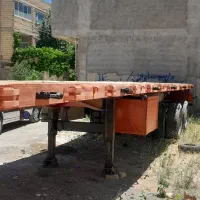 تریلر  کفی دومحور تیغه مبارک رول کش دستگاه اچ