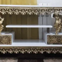 میز تلویزیون برنجی